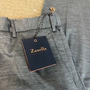 Zanella Charcoal Gray Pants/Stretch waist